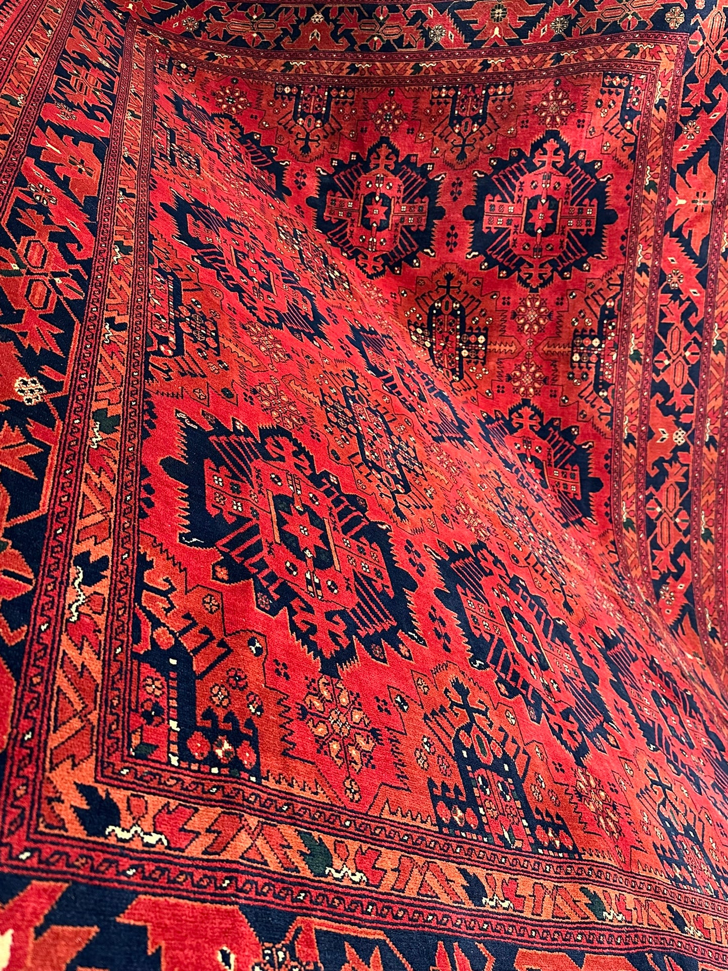 Handgeknüpfter Afghan Drco Teppich 295x206 cm Wolle