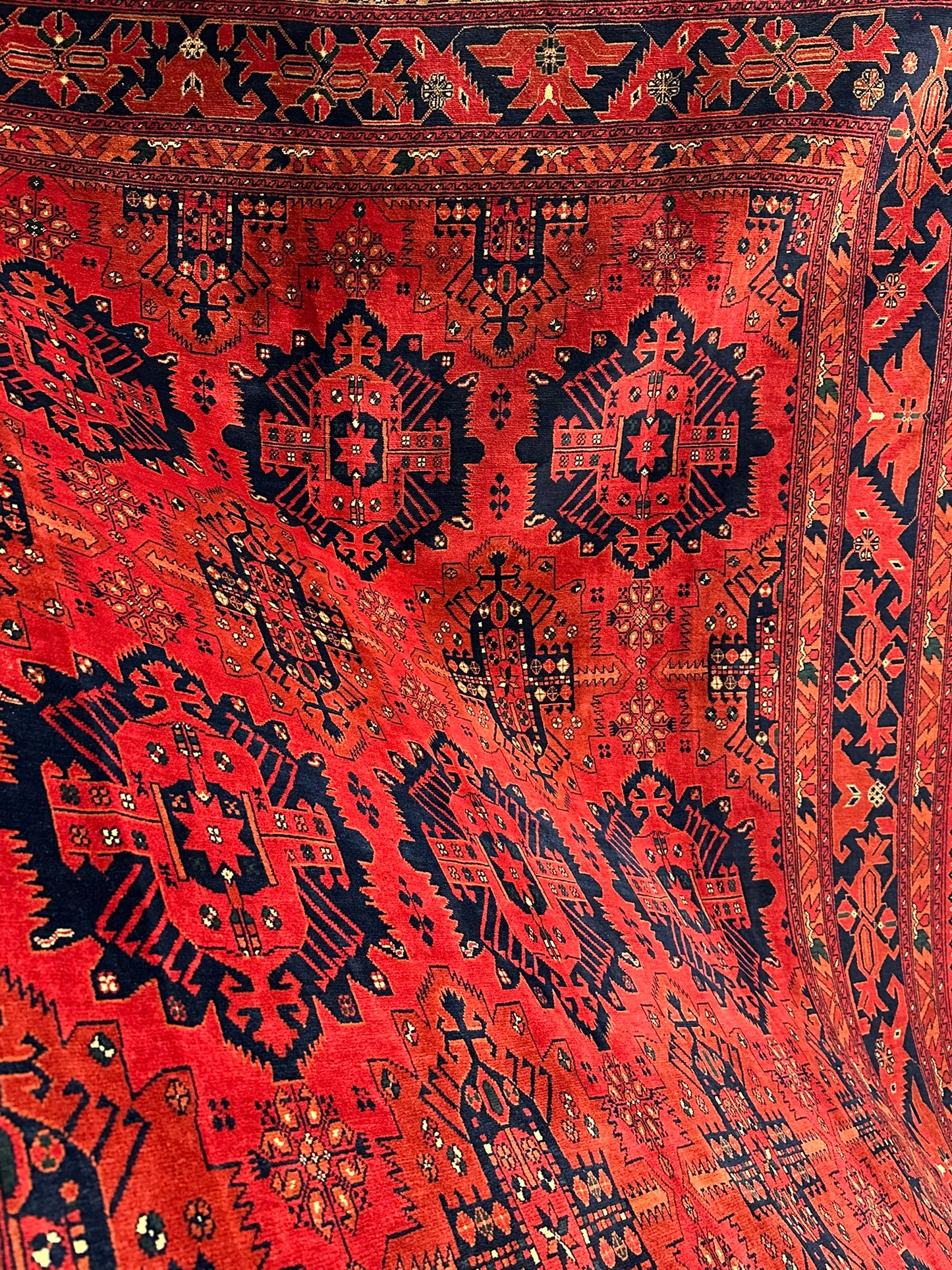Handgeknüpfter Afghan Drco Teppich 295x206 cm Wolle