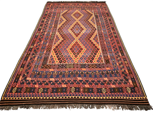 Handgeknüpfter Kelim Teppich 450x270 cm Naturfarben aus der Türkei