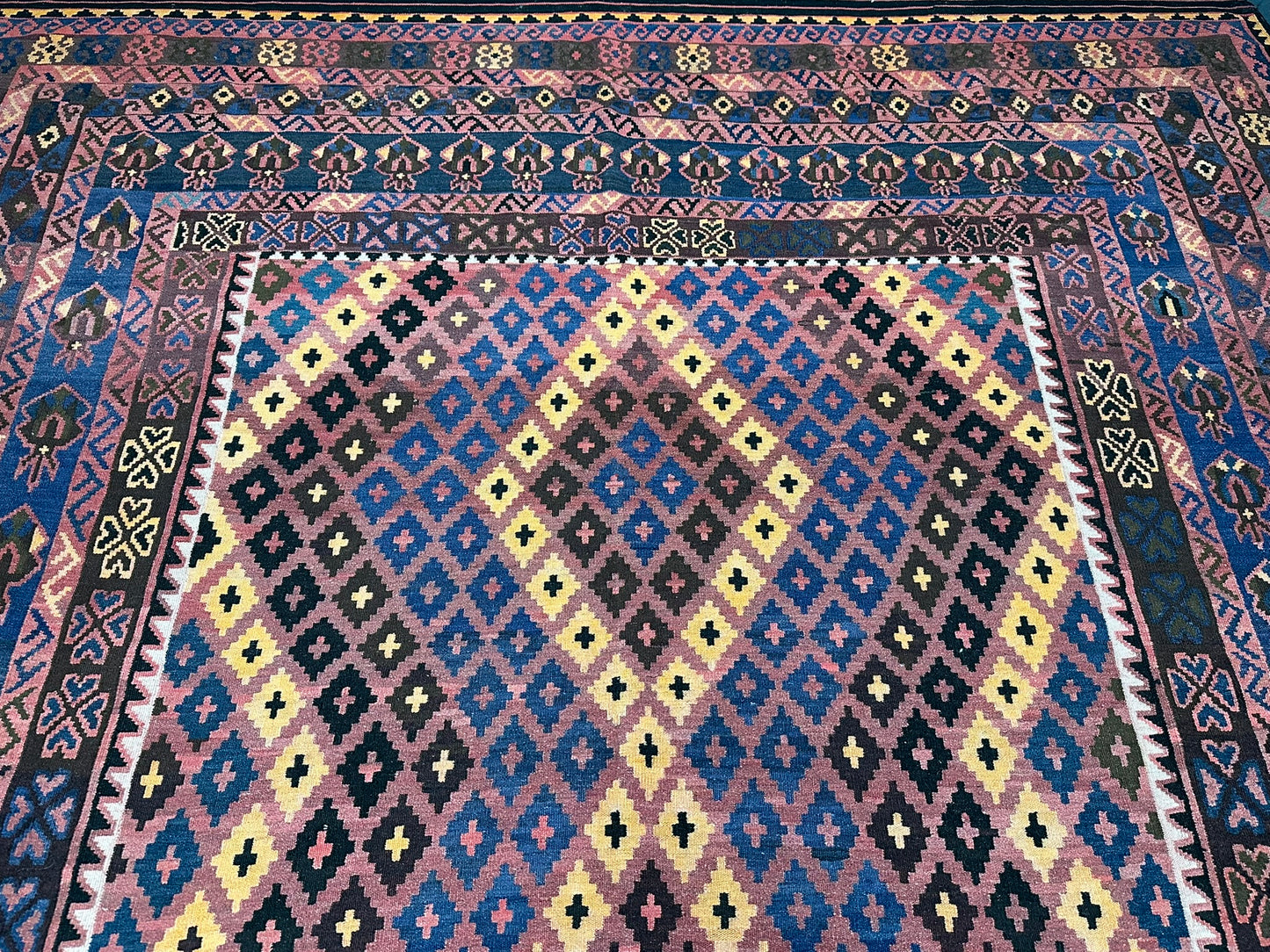 Handgeknüpfter Kelim Teppich 450x270 cm Naturfarben aus der Türkei
