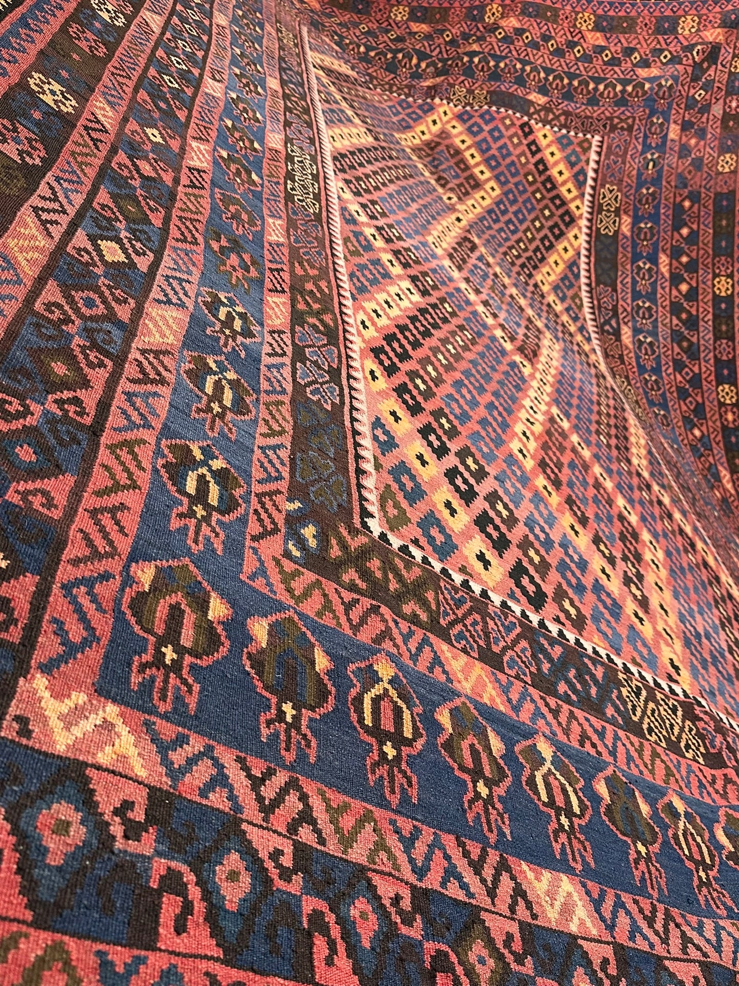 Handgeknüpfter Kelim Teppich 450x270 cm Naturfarben aus der Türkei