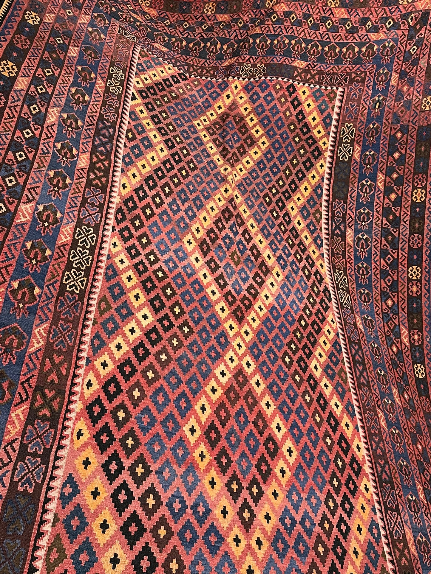 Handgeknüpfter Kelim Teppich 450x270 cm Naturfarben aus der Türkei