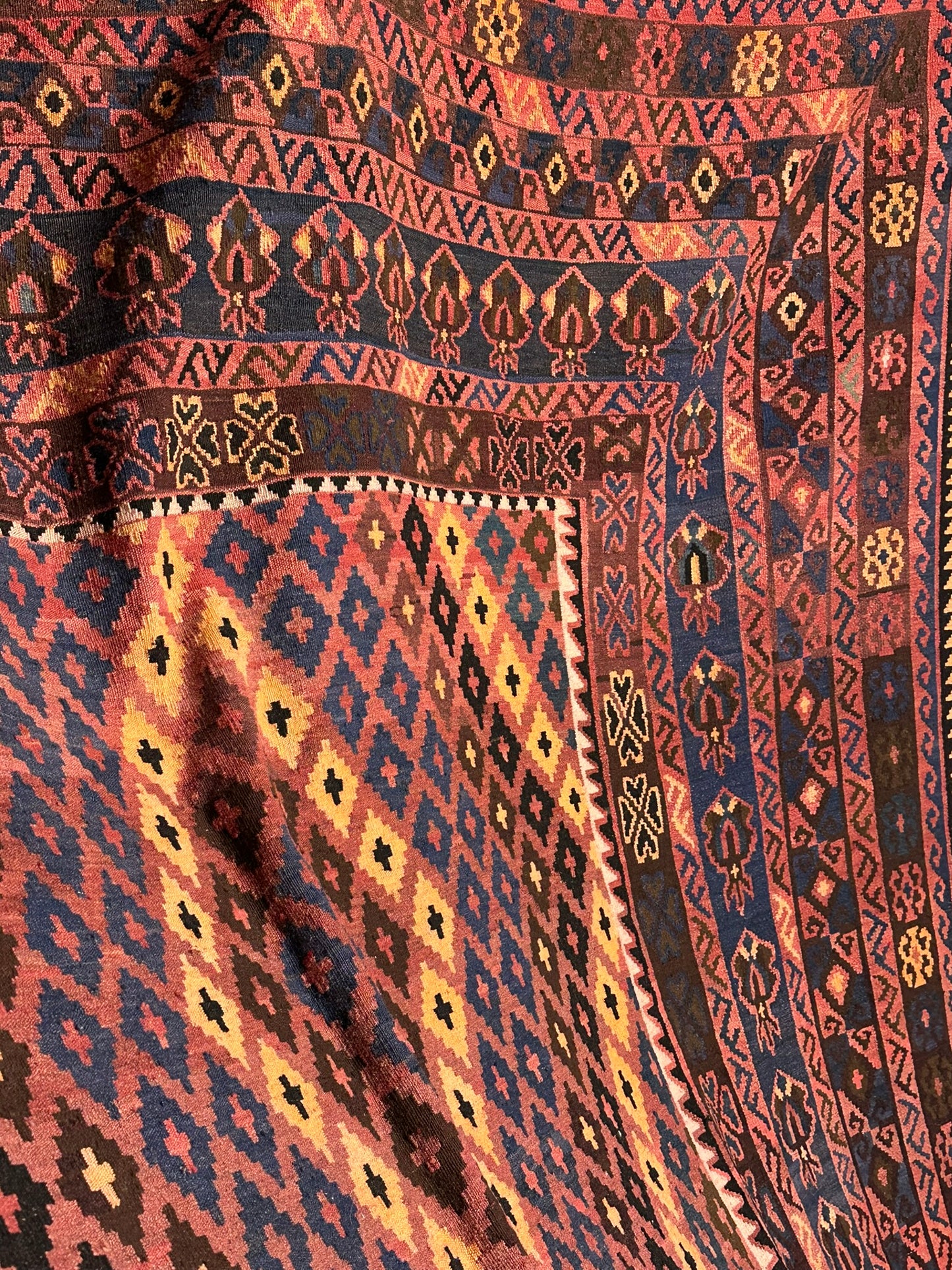 Handgeknüpfter Kelim Teppich 450x270 cm Naturfarben aus der Türkei