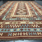 Handgeknüpfter Kelim Teppich 413x240 cm Naturfarben aus der Türkei antik