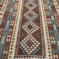 Handgeknüpfter Kelim Teppich 413x240 cm Naturfarben aus der Türkei antik