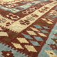 Handgeknüpfter Kelim Teppich 413x240 cm Naturfarben aus der Türkei antik
