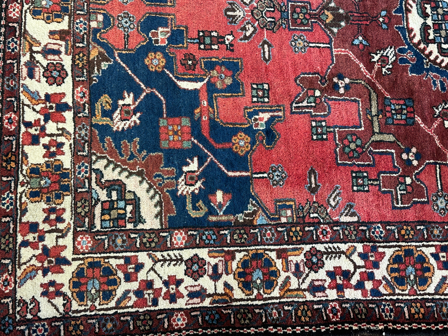 Handgeknüpfter Perser Orientteppich Tafrecht - Naturfarben  200x135cm
