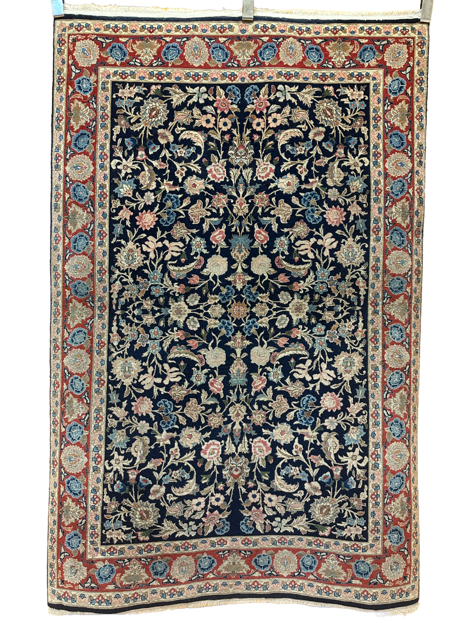 Handgeknüpfter Perser Orientteppich - Isfahan Korkwolle auf Seide 160x100 cm