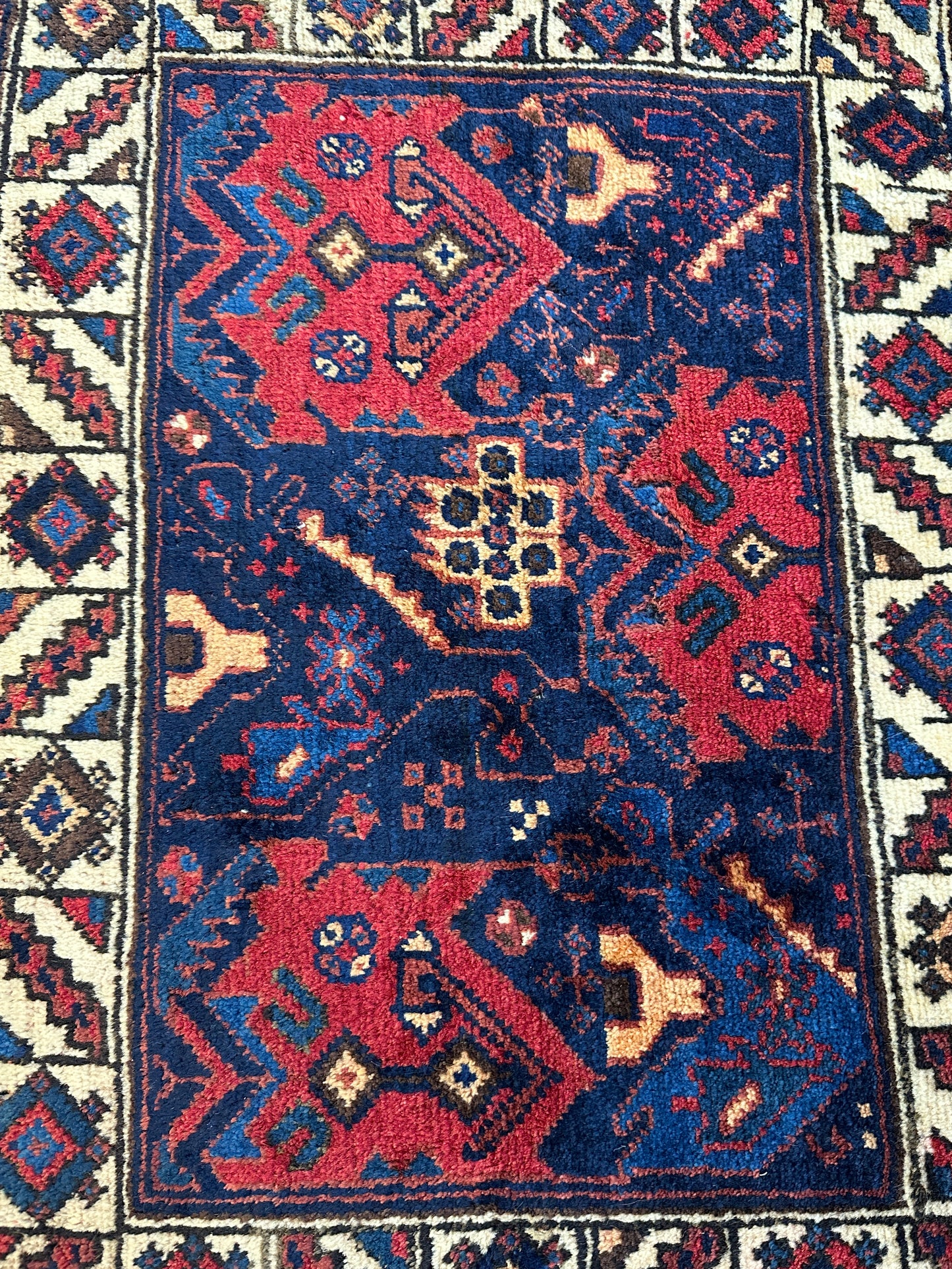 Handgeknüpfter Perser Orientteppich - Afschari, 59x76cm