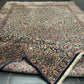 Orientteppich handgeknüpft Kirman Lawer antik  343x196 cm