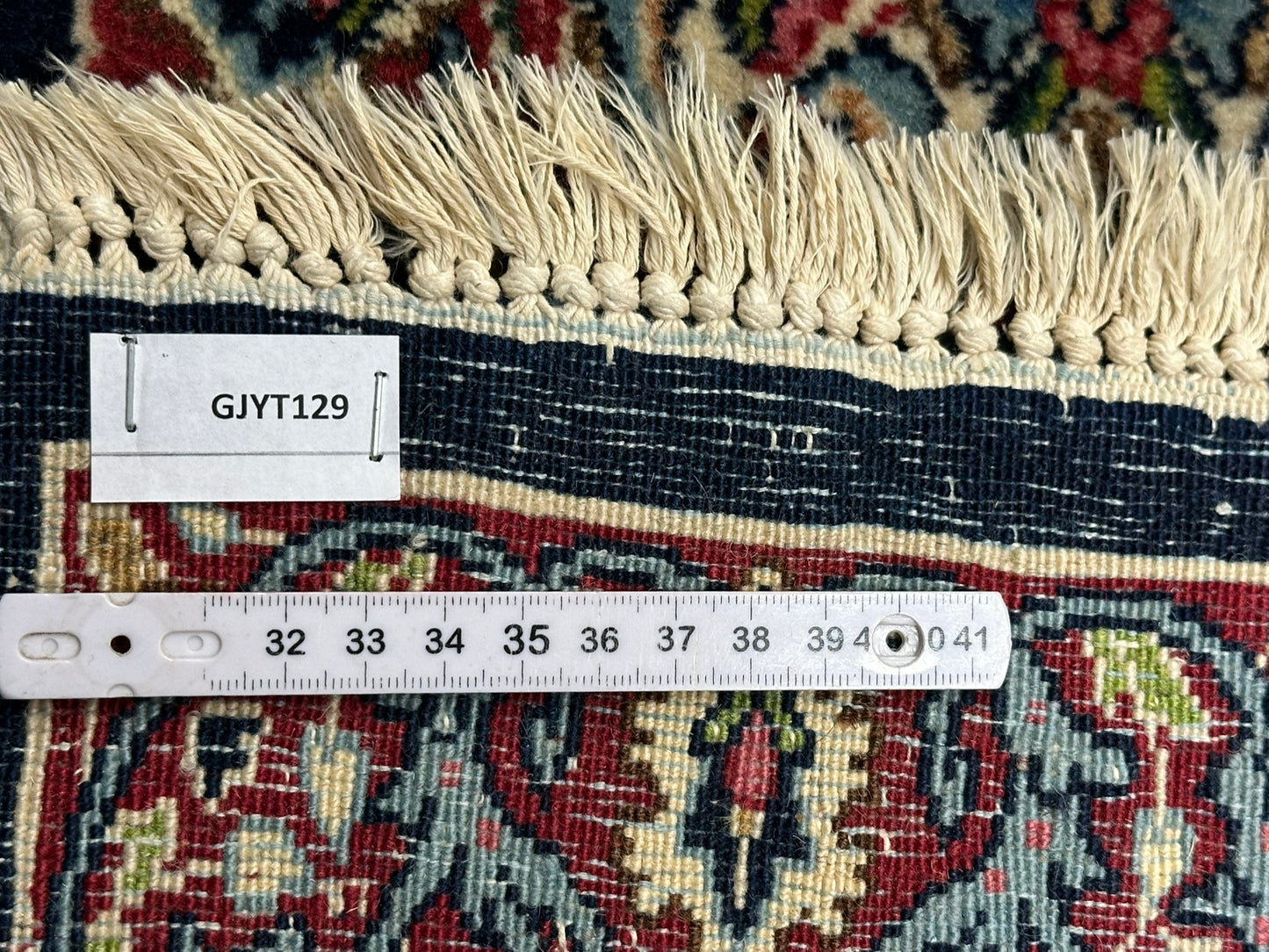 Orientteppich handgeknüpft Kirman Lawer antik  343x196 cm