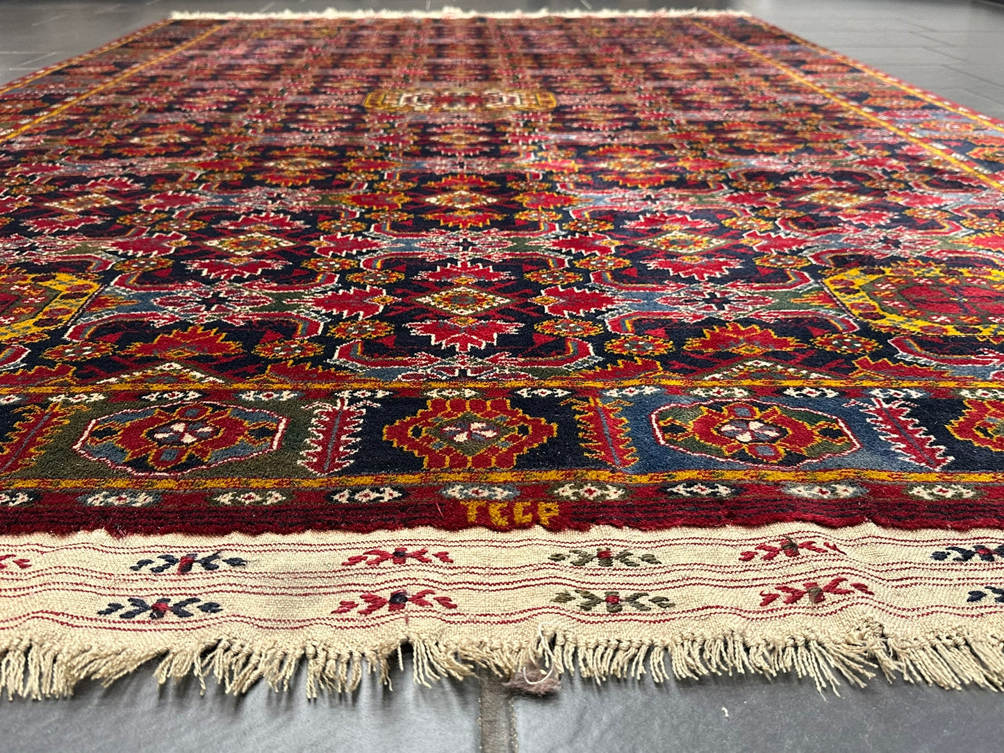 Orientteppich handgeknüpft 306x205 cm Buchara antik Teppich