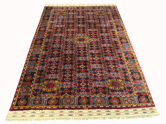 Orientteppich handgeknüpft 306x205 cm Buchara antik Teppich