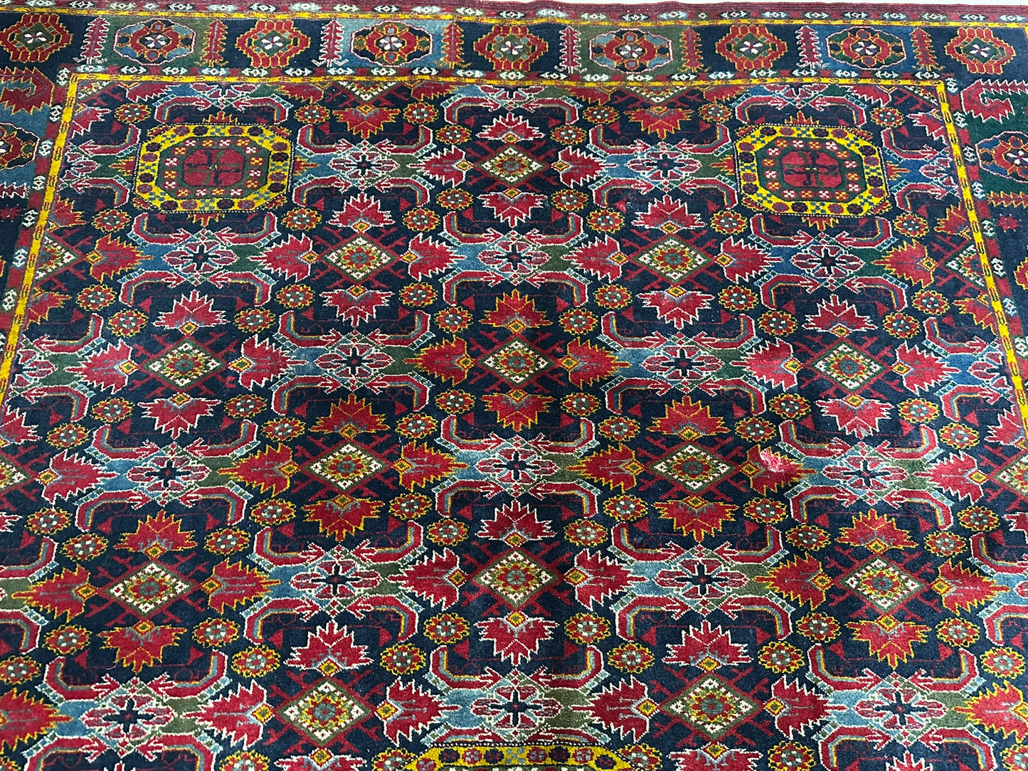 Orientteppich handgeknüpft 306x205 cm Buchara antik Teppich