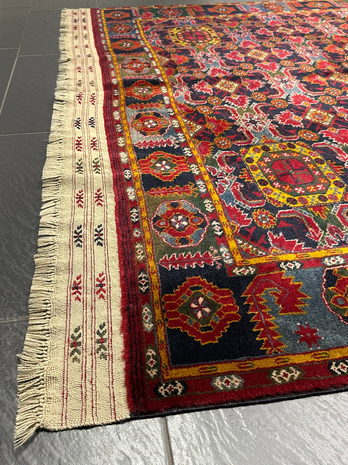 Orientteppich handgeknüpft 306x205 cm Buchara antik Teppich