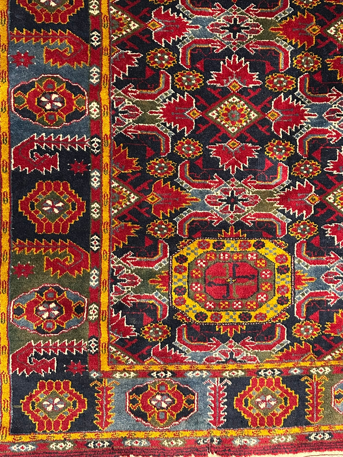 Orientteppich handgeknüpft 306x205 cm Buchara antik Teppich