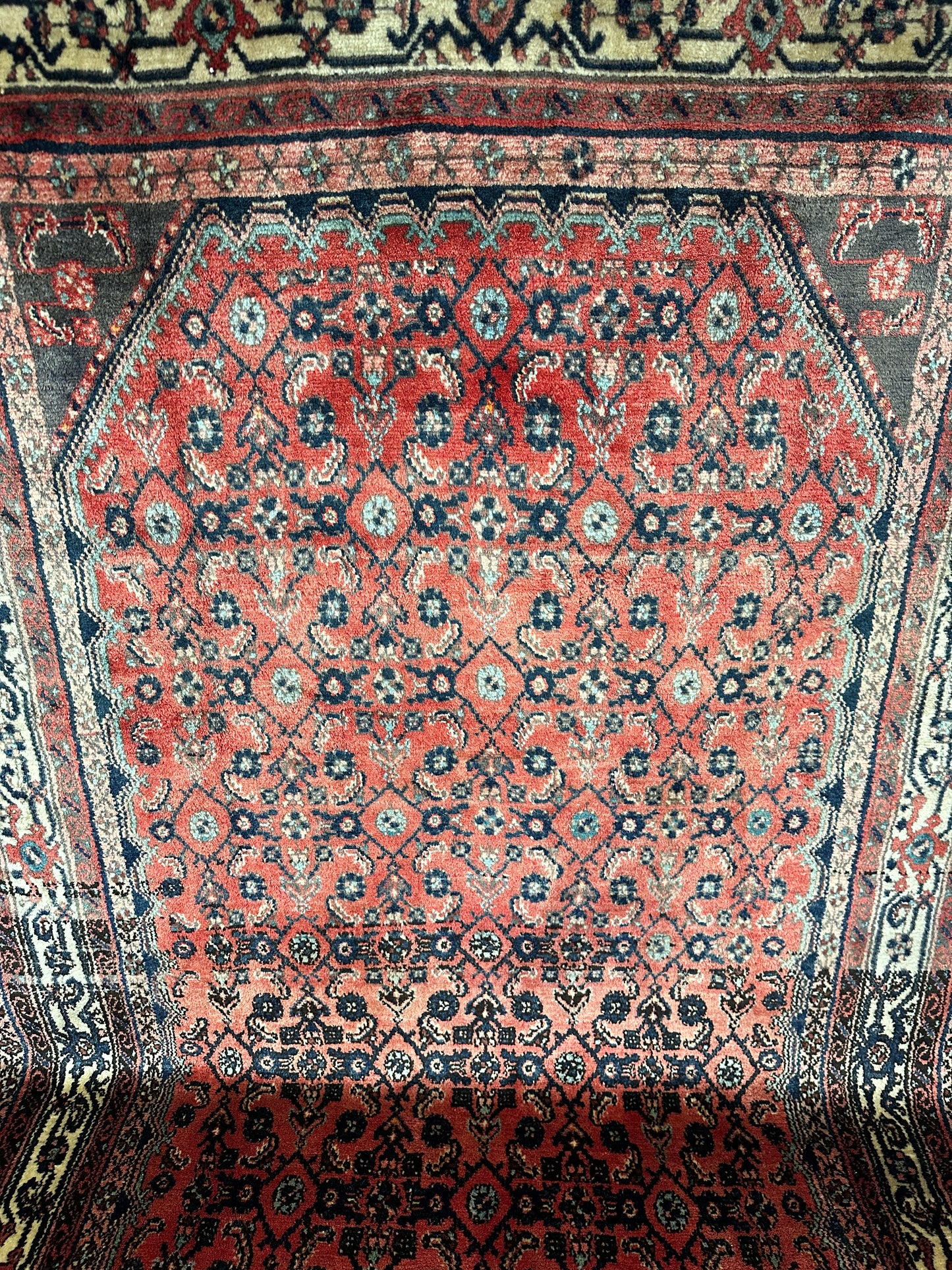 Handgeknüpfter Perser Orientteppich Hamadan Läufer 310x160cm
