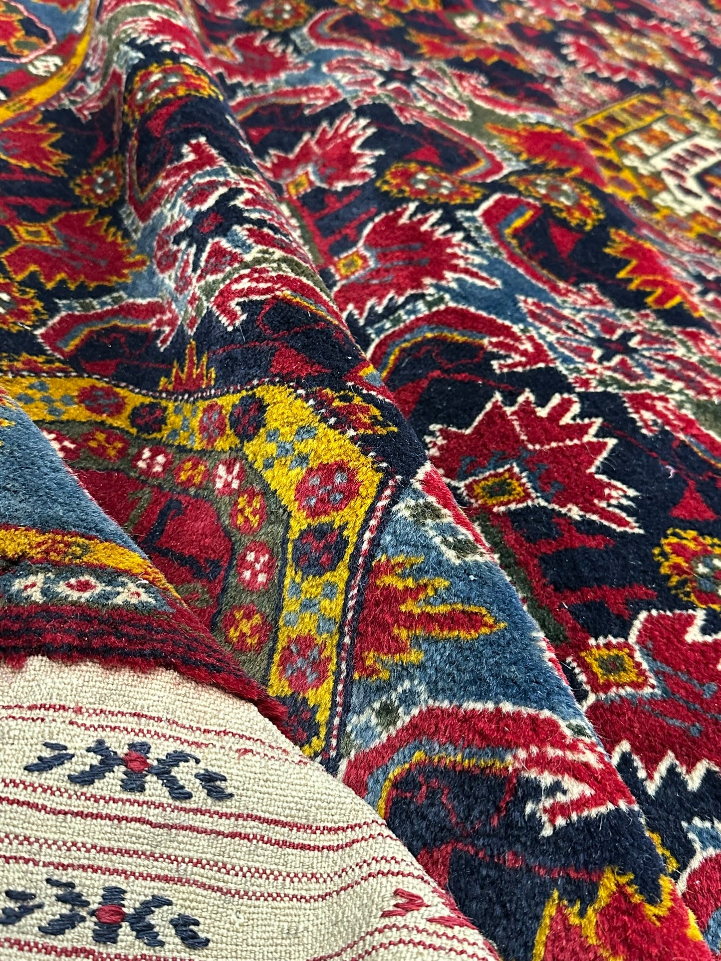 Orientteppich handgeknüpft 306x205 cm Buchara antik Teppich