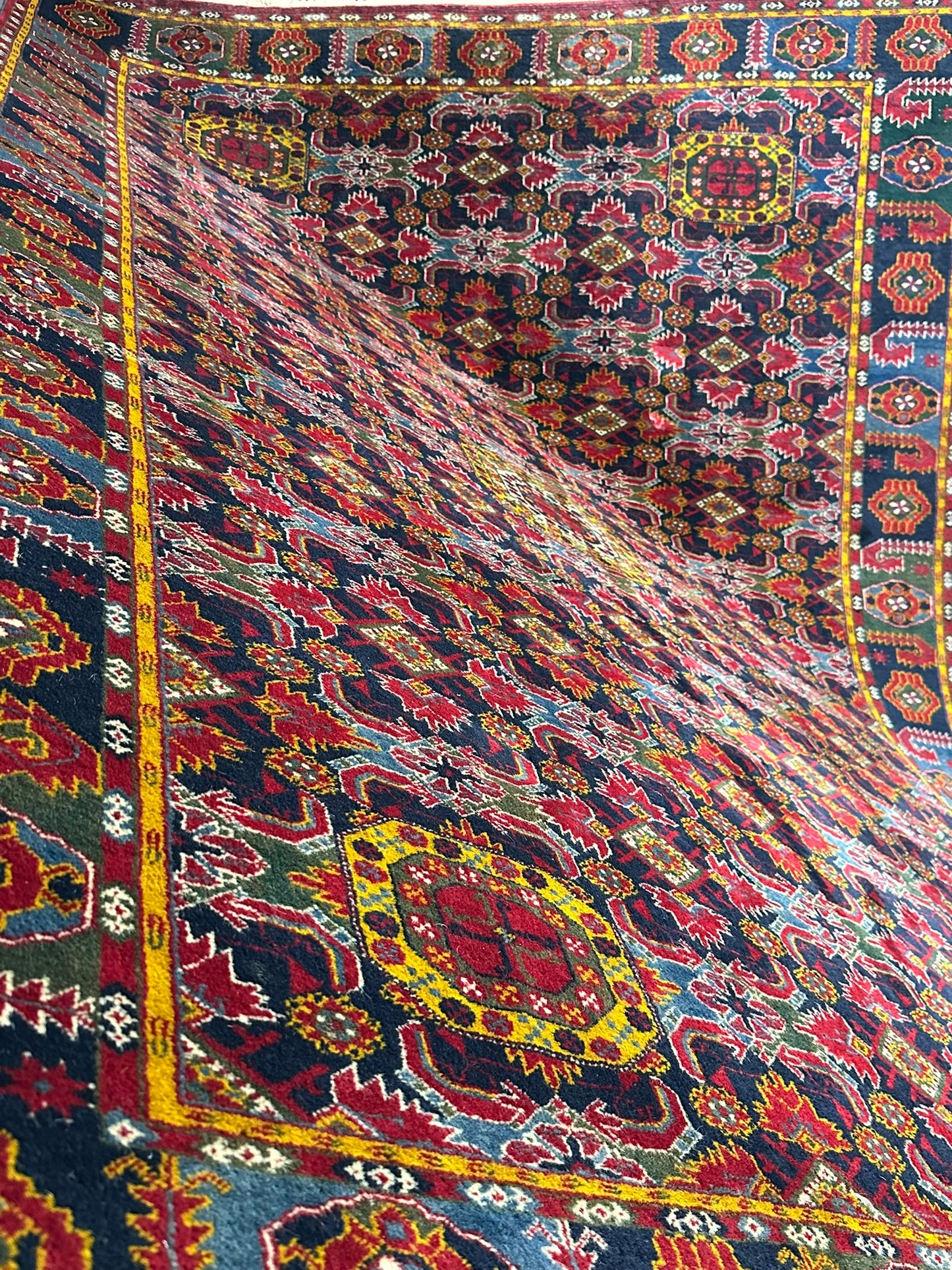 Orientteppich handgeknüpft 306x205 cm Buchara antik Teppich
