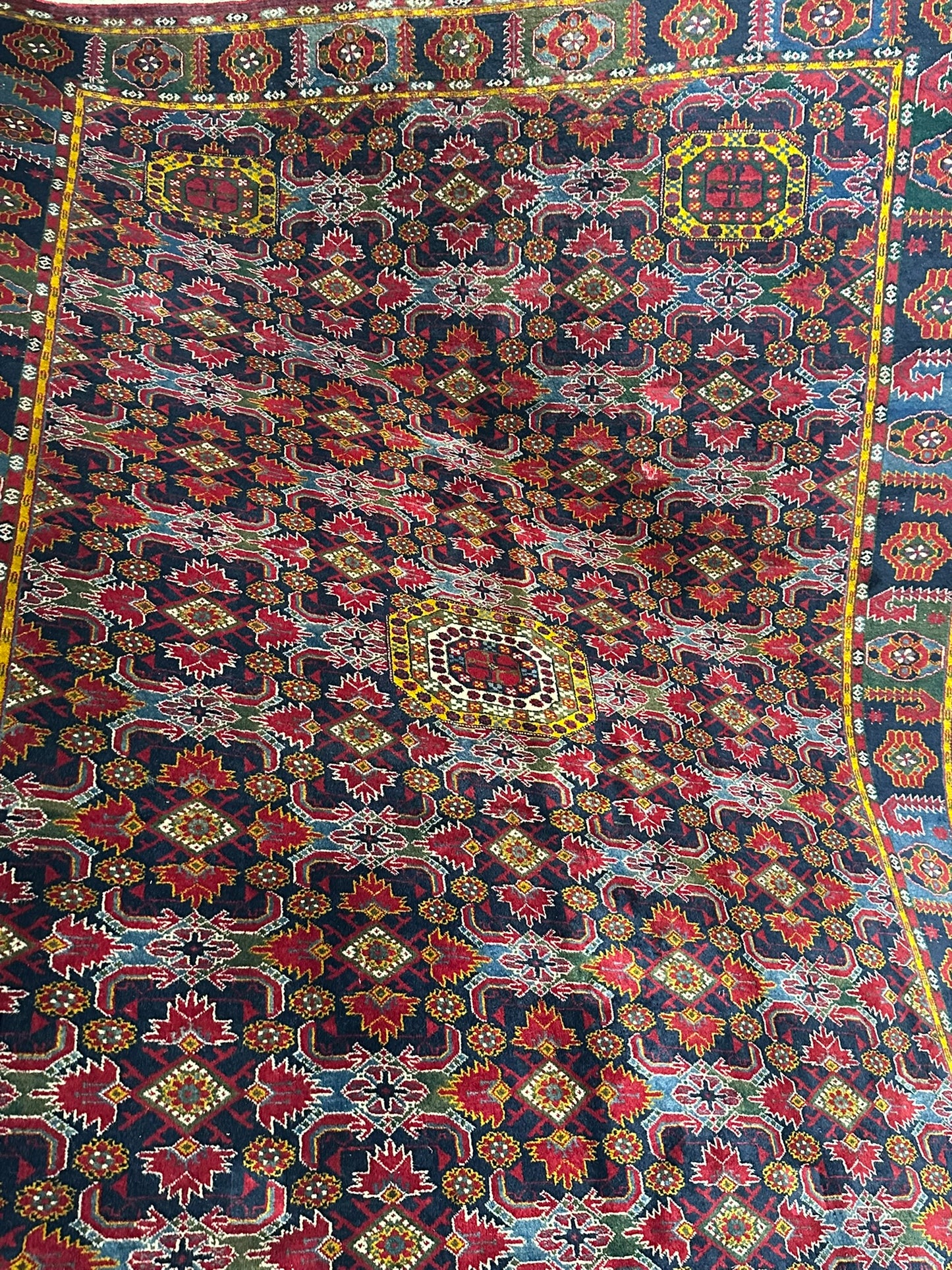 Orientteppich handgeknüpft 306x205 cm Buchara antik Teppich