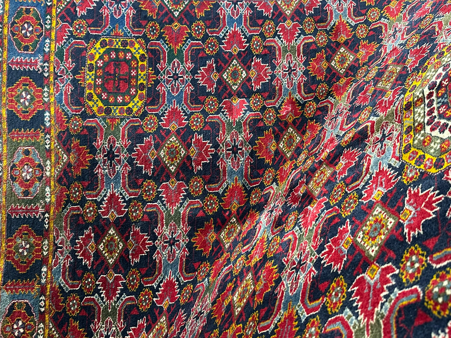 Orientteppich handgeknüpft 306x205 cm Buchara antik Teppich