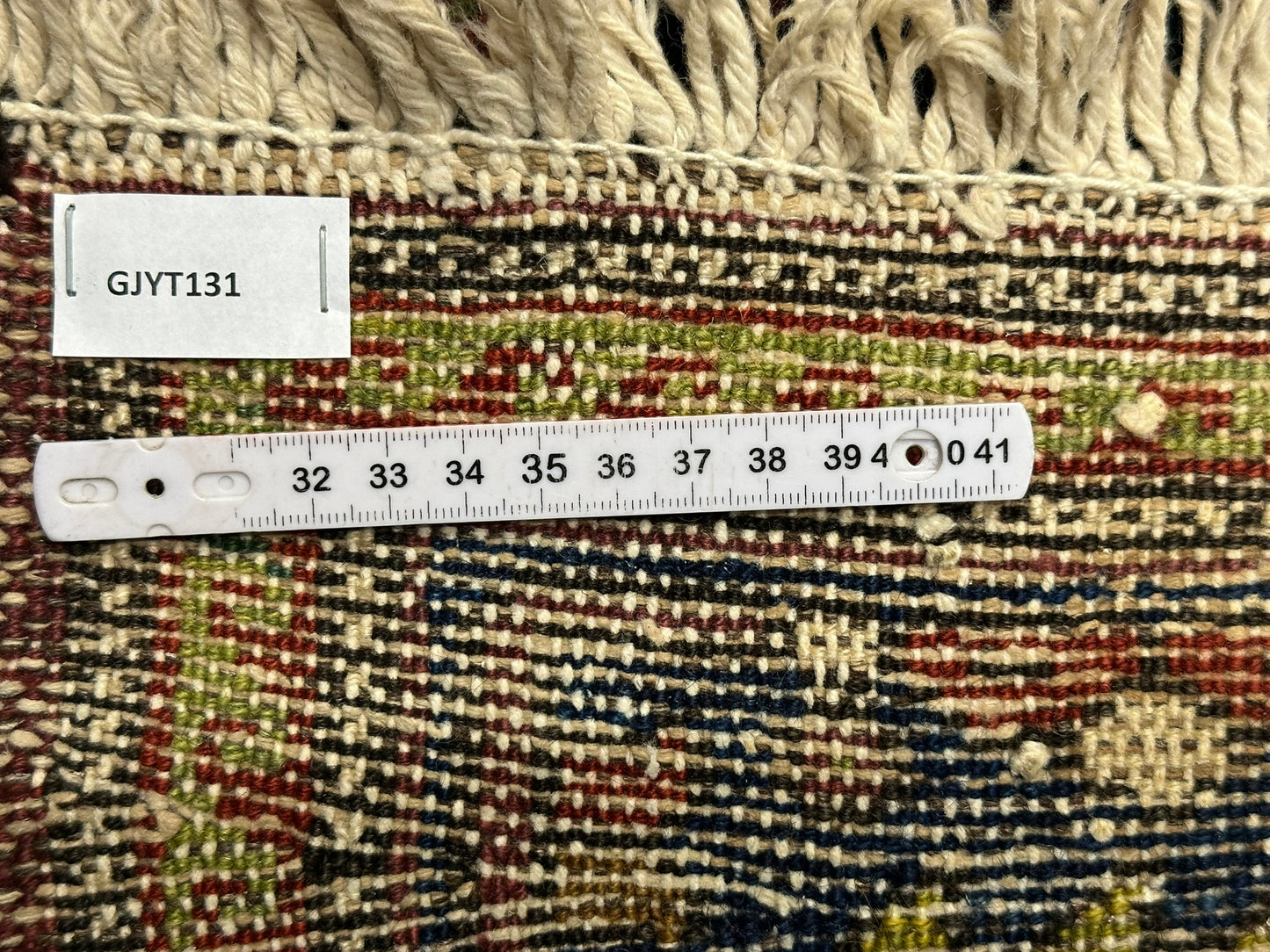 Orientteppich handgeknüpft 340x157 cm Malayer antik Teppich