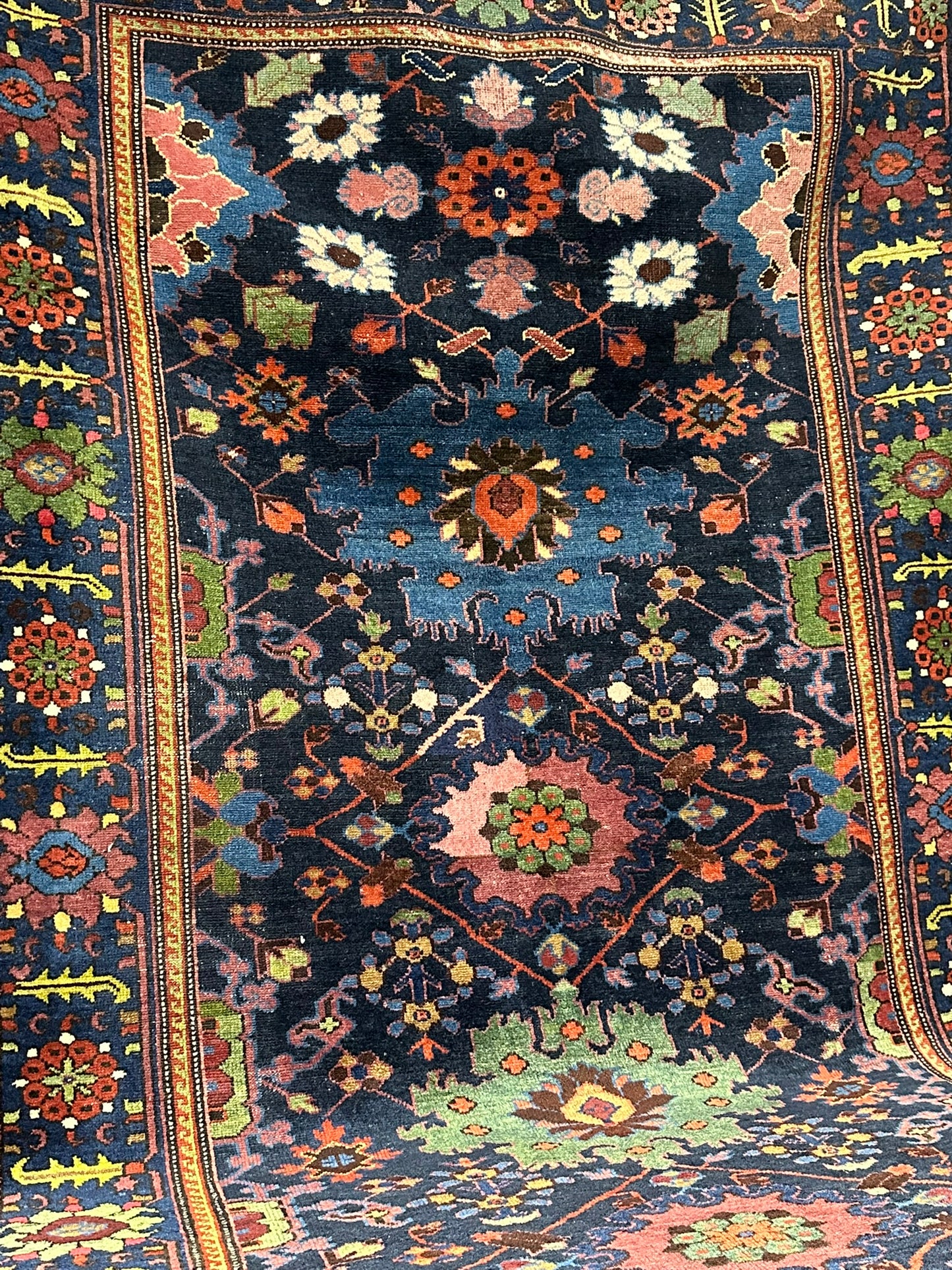 Orientteppich handgeknüpft 340x157 cm Malayer antik Teppich
