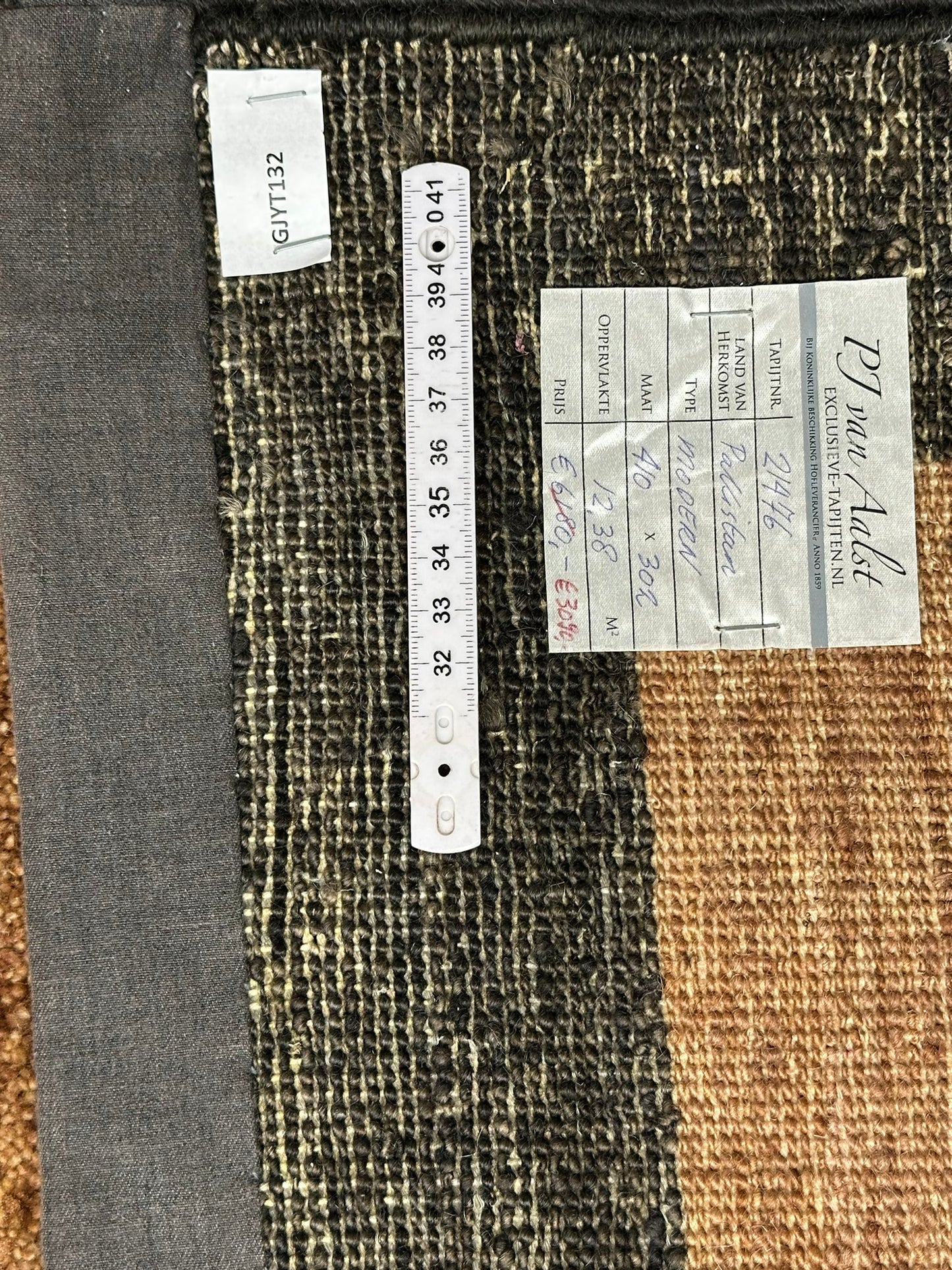 Orientteppich handgeknüpft 410x302 cm Gabbeh Musterfelder