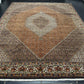 Orientteppich handgeknüpft 390x294 cm Bidjar Korkwolle