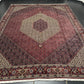 Orientteppich handgeknüpft 387x300 cm Bidjar Korkwolle