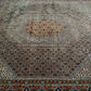 Orientteppich handgeknüpft 383x297 cm Bidjar Korkwolle