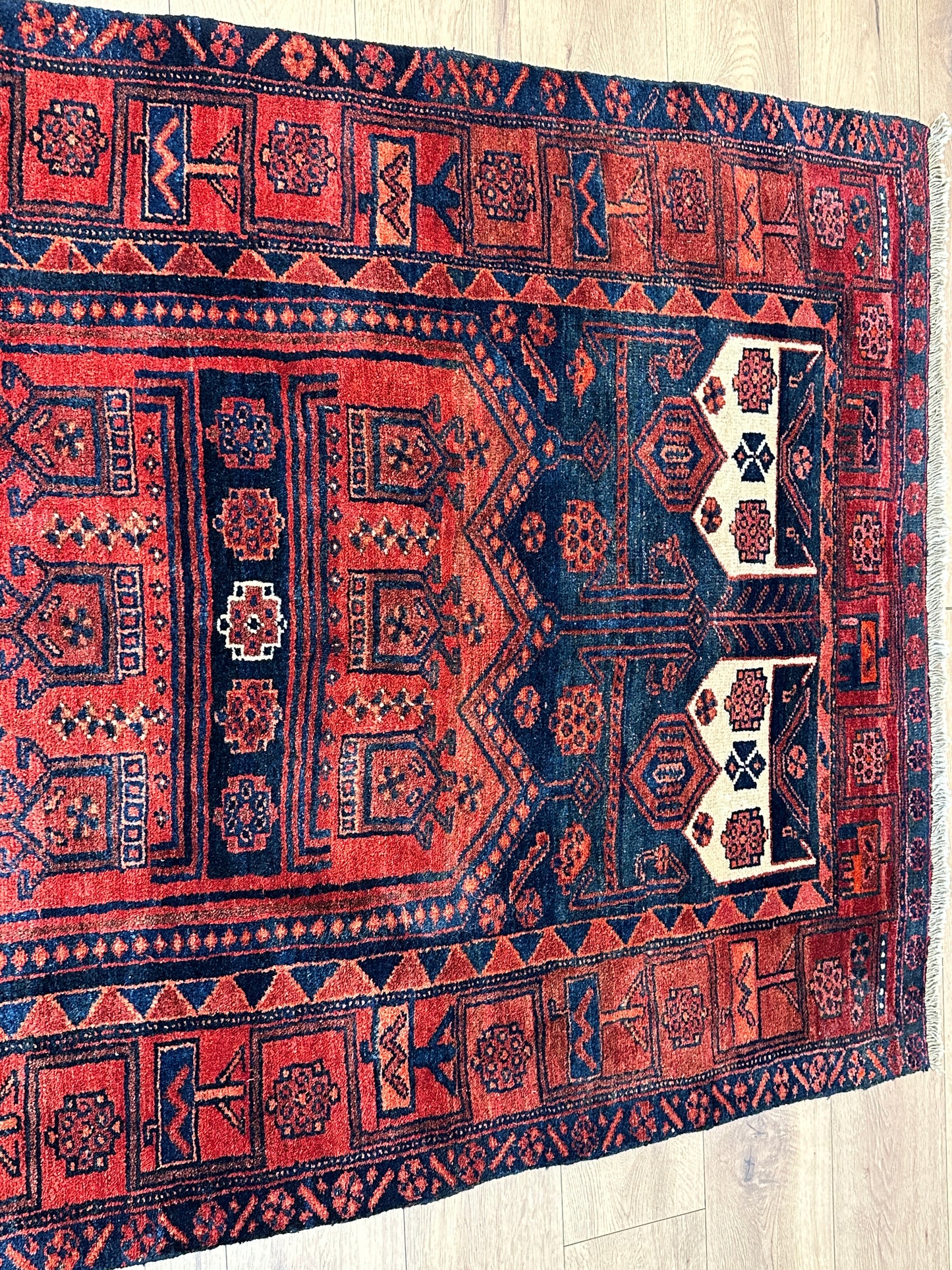 Handgeknüpfter Perser Orientteppich Kurdi 261x127cm