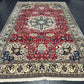 Orientteppich handgeknüpft Nain mit Seide 355x225 cm