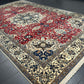 Orientteppich handgeknüpft Nain mit Seide 355x225 cm