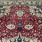 Orientteppich handgeknüpft Nain mit Seide 355x225 cm