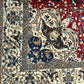 Orientteppich handgeknüpft Nain mit Seide 355x225 cm