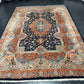 Orientteppich handgeknüpft 357x247 cm Kashmar Vasenmuster