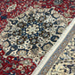 Orientteppich handgeknüpft Nain mit Seide 355x225 cm