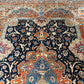Orientteppich handgeknüpft 357x247 cm Kashmar Vasenmuster