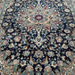 Orientteppich handgeknüpft Nain mit Seide 305x210 cm