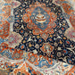 Orientteppich handgeknüpft 357x247 cm Kashmar Vasenmuster