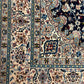 Orientteppich handgeknüpft Nain mit Seide 305x210 cm