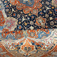 Orientteppich handgeknüpft 357x247 cm Kashmar Vasenmuster