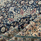 Orientteppich handgeknüpft Nain mit Seide 305x210 cm