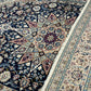 Orientteppich handgeknüpft Nain mit Seide 305x210 cm