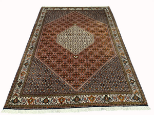 Orientteppich handgeknüpft 299x213 cm Bidjar Muster wolle