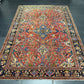 antik Orientteppich handgeknüpft Isfahan naturfarben  305x210 cm