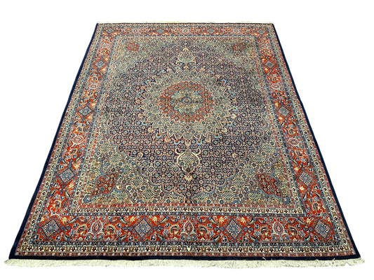 Orientteppich handgeknüpft Moud Medaillon 265x200 cm