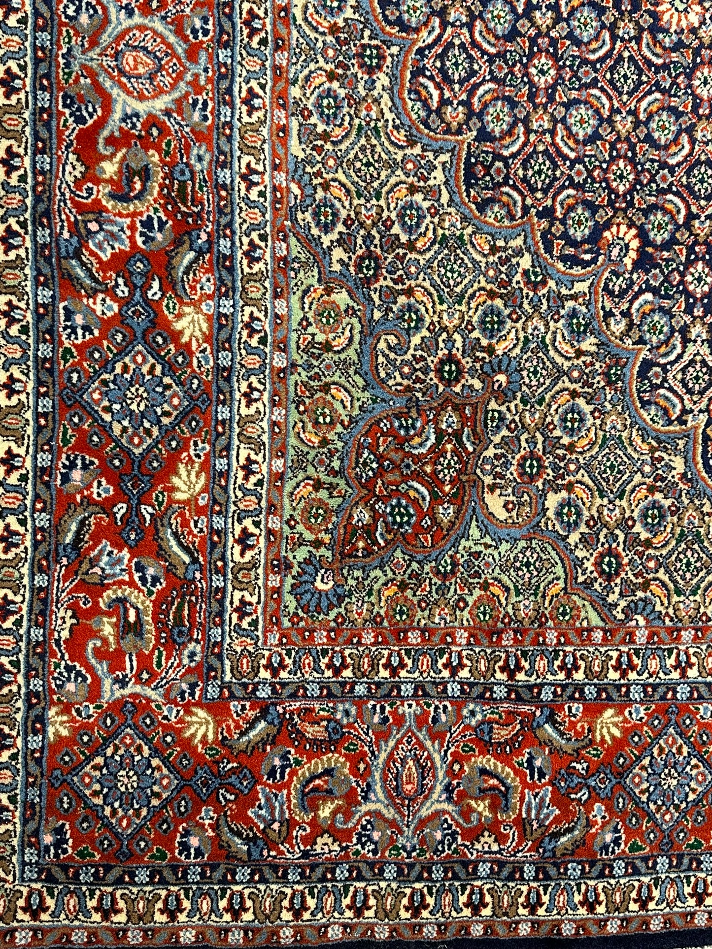 Orientteppich handgeknüpft Moud Medaillon 265x200 cm