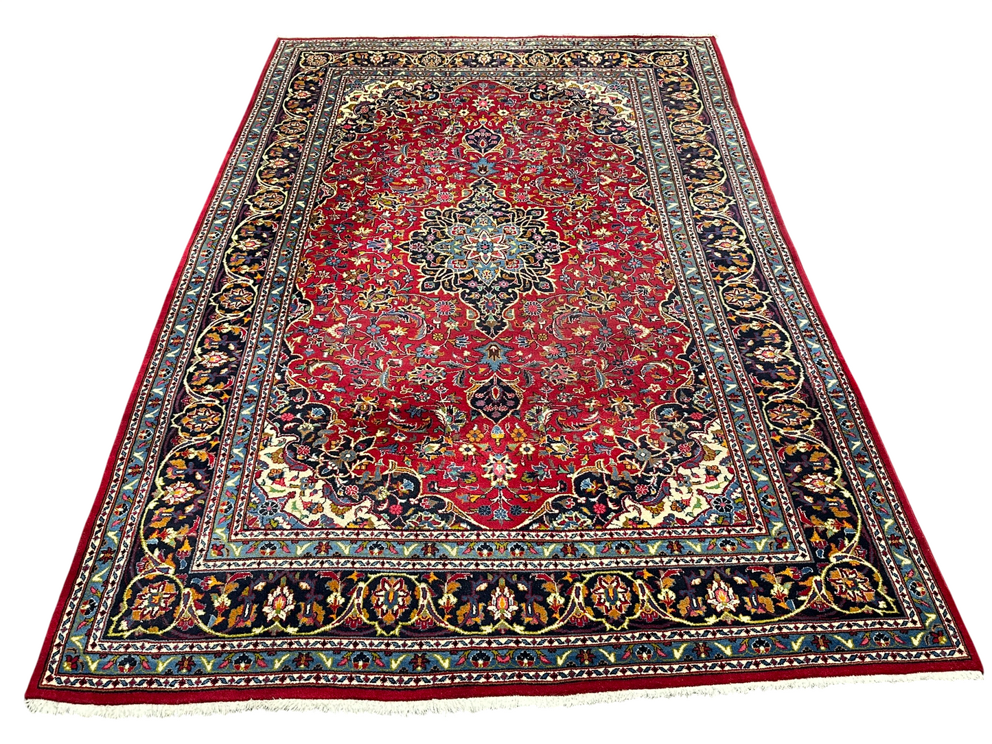 Orientteppich handgeknüpft Sarough beste Wolle 300x200 cm